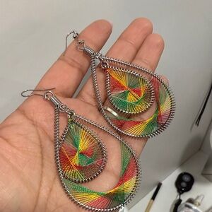 Colorful Teardrop Earrings